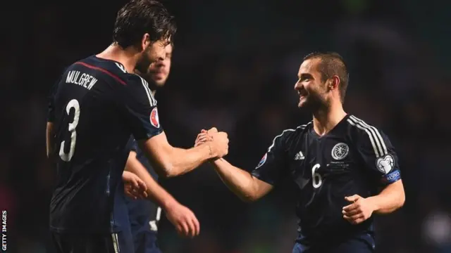 Shaun Maloney celebrates