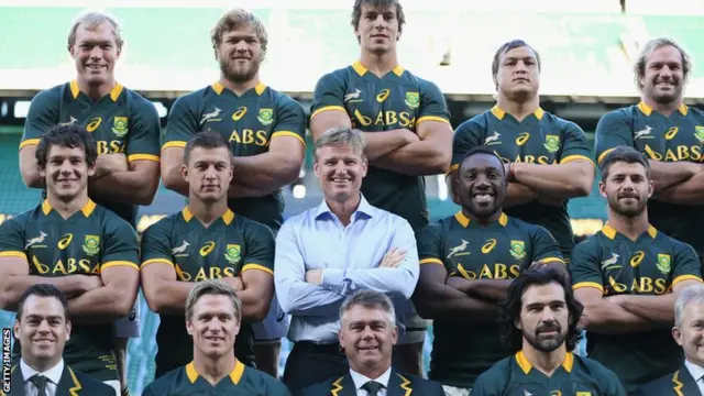 Ernie Els with South Africa team