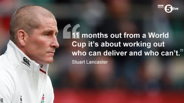 Stuart Lancaster ahead of England v South Africa