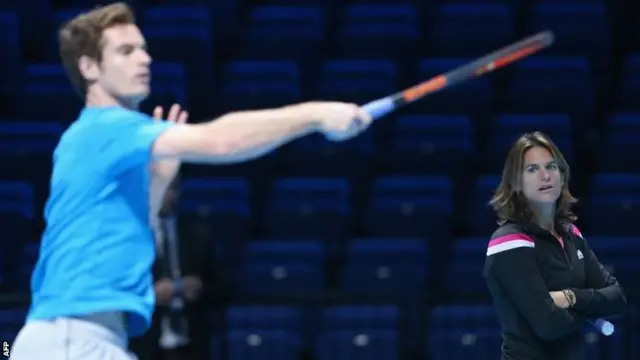 Andy Murray and Amelie Mauresmo