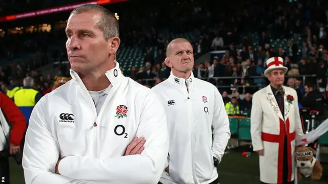 Stuart Lancaster and Graham Rowntree