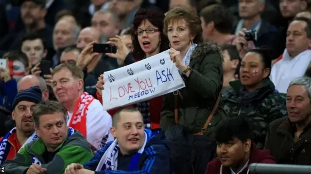 Women with sign