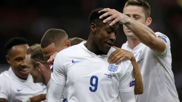 Danny Welbeck celebrates