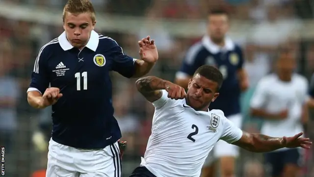 James Forrest and Kyle Walker