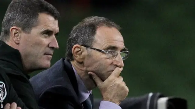 Roy Keane and Martin O'Neill