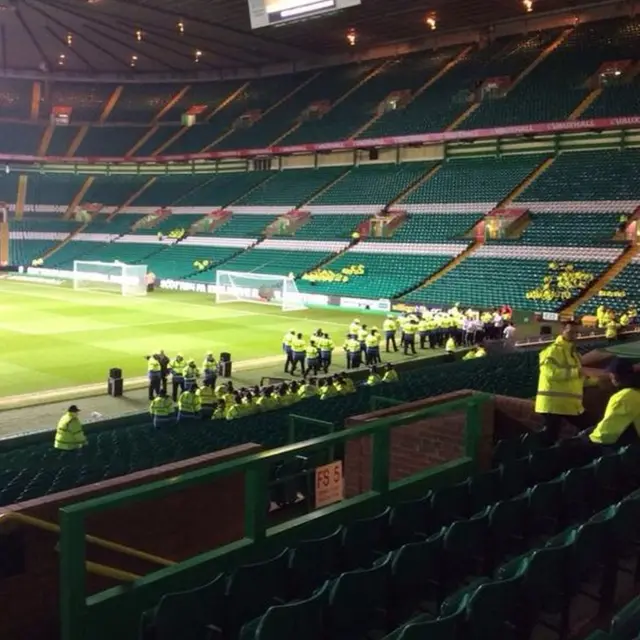 Celtic Park ahead of Scotland v England