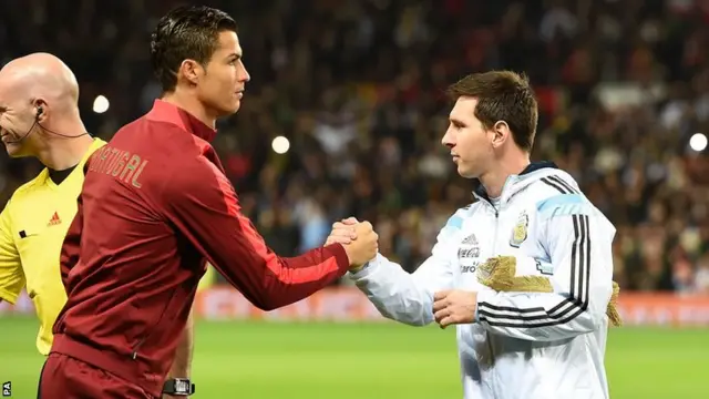 Cristiano Ronaldo and Lionel Messi