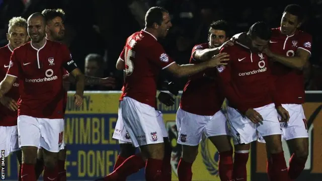 York City's Wes Fletcher celebrates