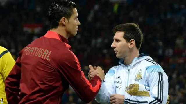 Cristiano Ronaldo and Lionel Messi