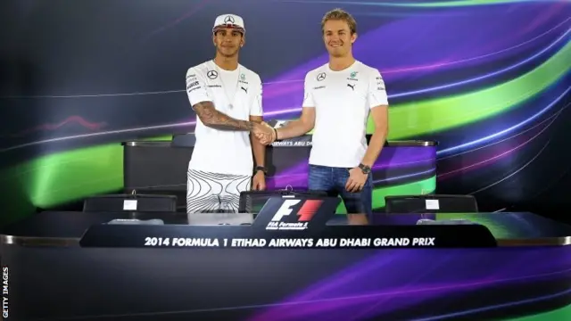 Lewis Hamilton and Nico Rosberg