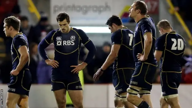 Scotland lose to Tonga