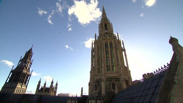 Palace of Westminster rooftop