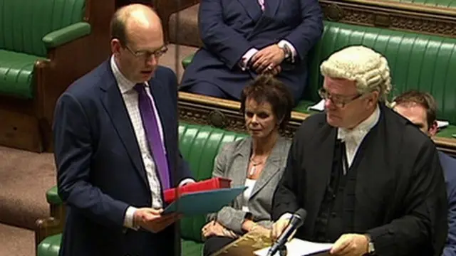 Mark Reckless being sworn in as an MP