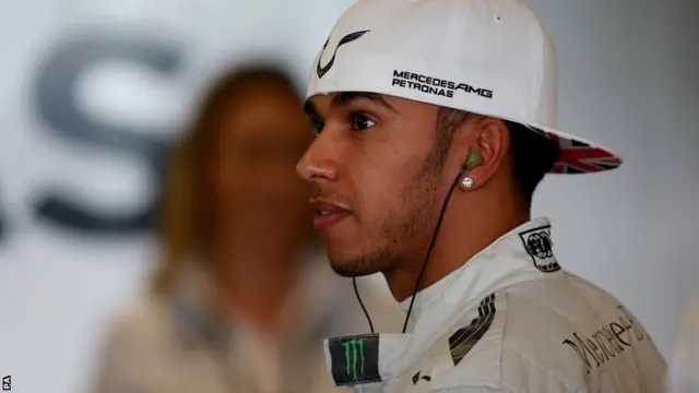 Lewis Hamilton after practice one at the season-ending Abu Dhabi Grand Prix