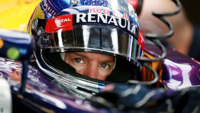 Sebastian Vettel during practice one at the season-ending Abu Dhabi Grand Prix