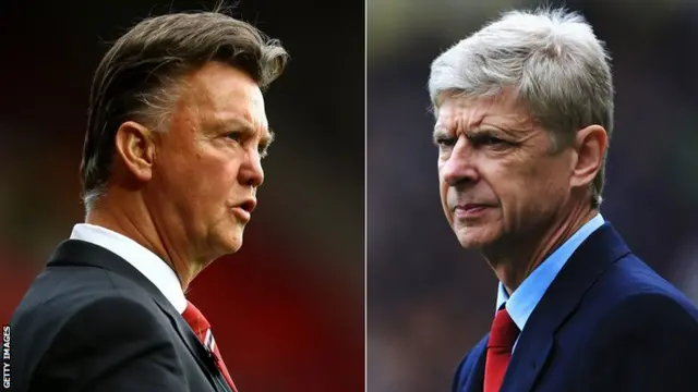 Louis van Gaal and Arsene Wenger