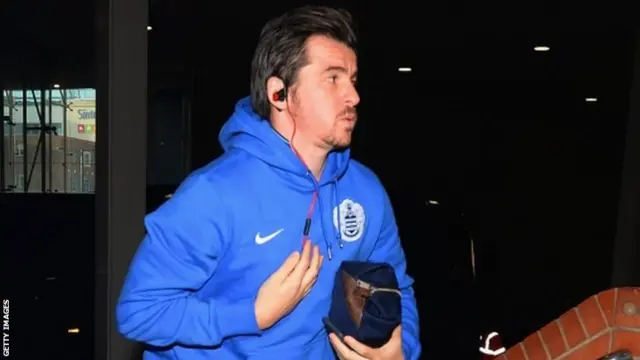 Joey Barton arrives