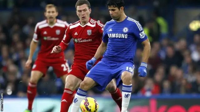 Diego Costa on the ball