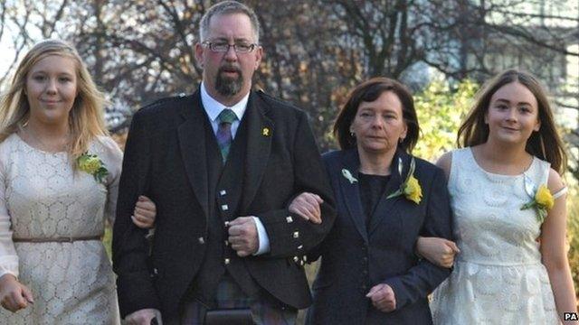 Bethany Haines, Michael Haines, Barbara Henning and Lucy Henning