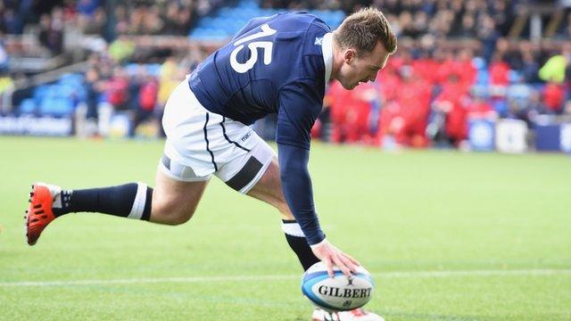 Autumn Internationals: Scotland 37-12 Tonga highlights