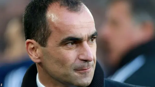 Everton manager Roberto Martinez