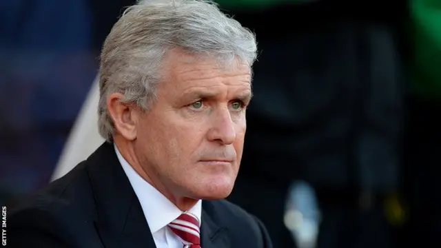 Stoke boss Mark Hughes