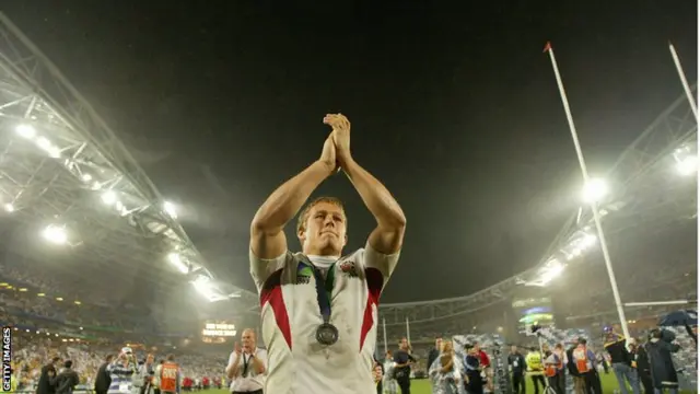 Jonny Wilkinson wins the Rugby World Cup
