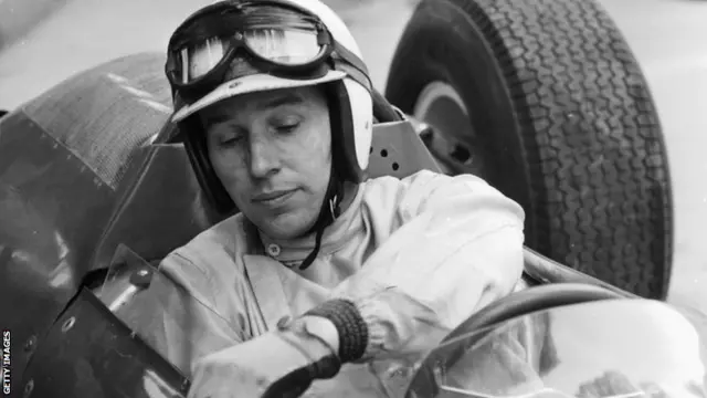 Formula 1 racing driver John Surtees in his car at the Monaco Grand Prix, May 10th 1964