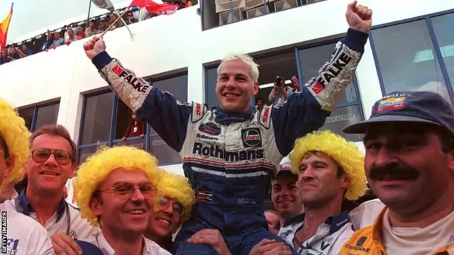 SPAIN - OCTOBER 26: GP von EUROPA 1997 Jerez; Weltmeister Jacques VILLENEUVE WILLIAMS RENAULT