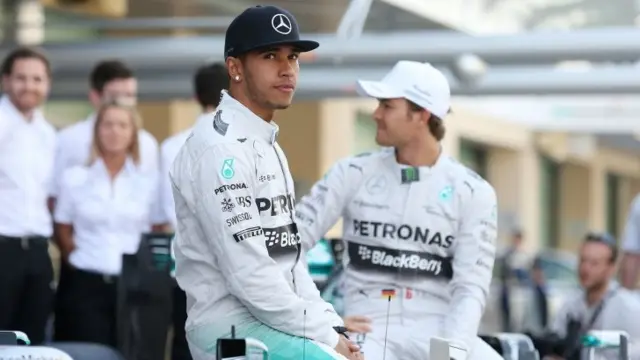 Lewis Hamilton and Nico Rosberg