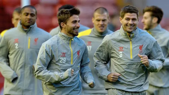 Steven Gerrard and Fabio Borini