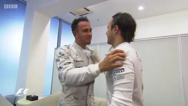 Lewis and Filipe Massa