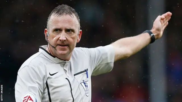 Referee Jon Moss