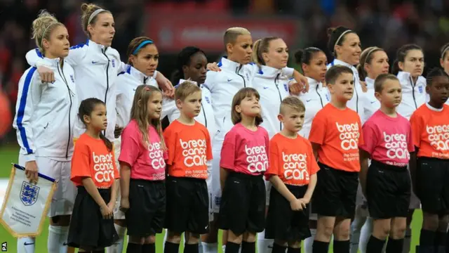 England Women line up