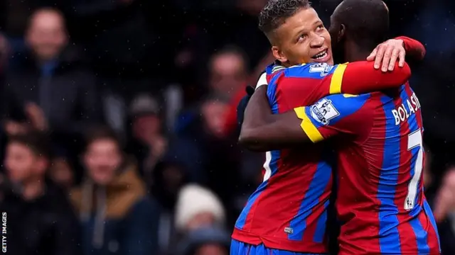 Crystal Palace striker Dwight Gayle