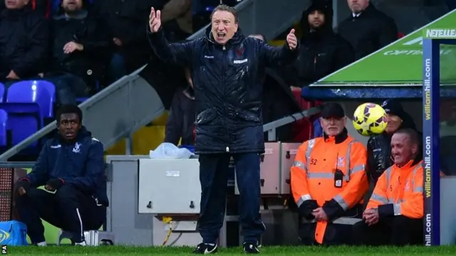 Crystal Palace boss Neil Warnock