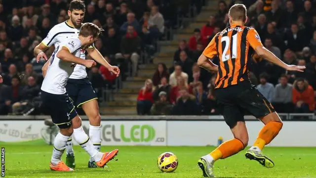 Harry Kane scores for Tottenham