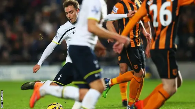 Christian Eriksen scores for Tottenham