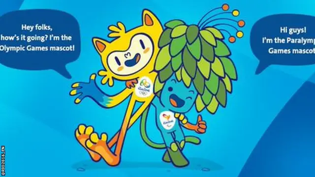 Rio Olympic mascots