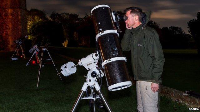 Stargazing at Slindon College, West Sussex