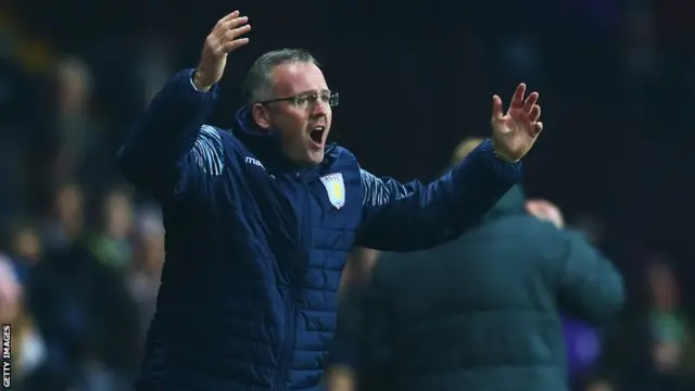 Aston Villa manager Paul Lambert