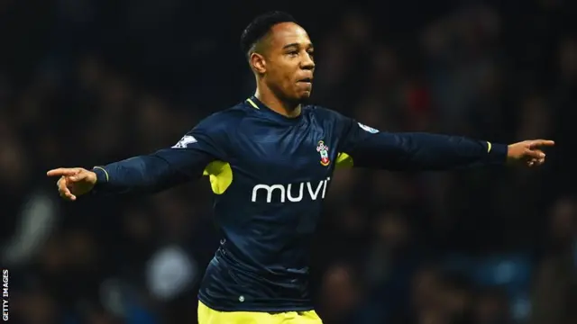 Nathaniel Clyne celebrates scoring for Southampton