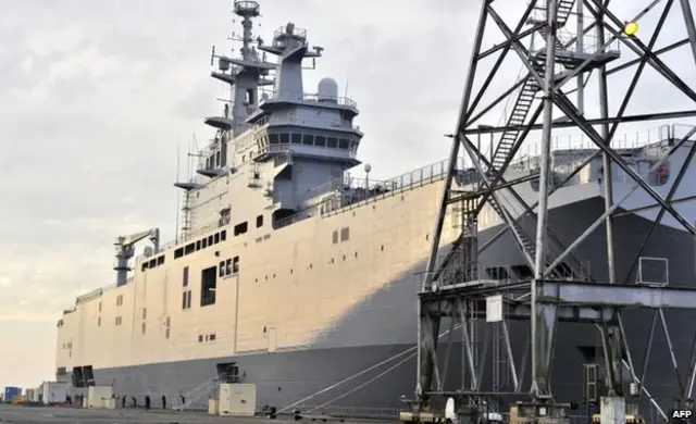 Vladivostok in dock near Saint-Nazaire