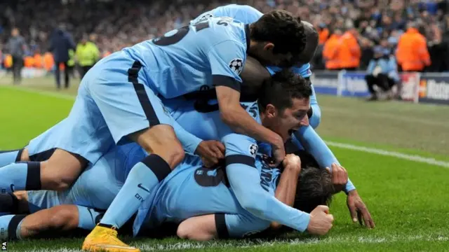 Manchester City celebrate