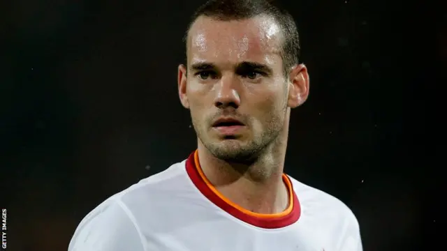 Galatasaray's Wesley Sneijder