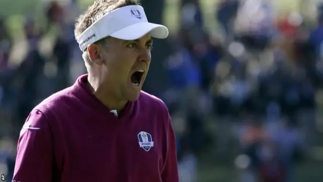 Ian Poulter at Medinah