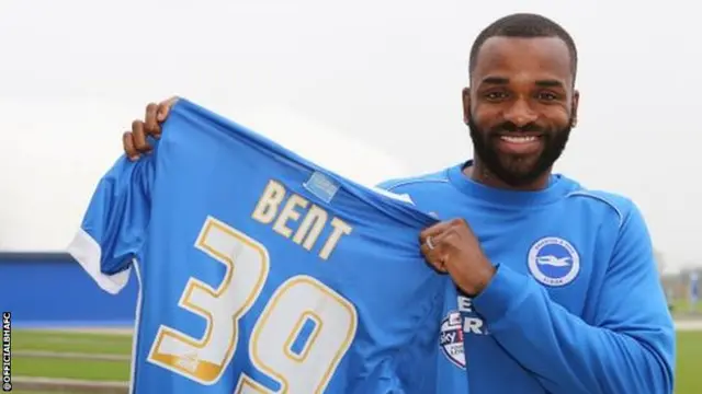 Darren Bent joins Brighton on loan