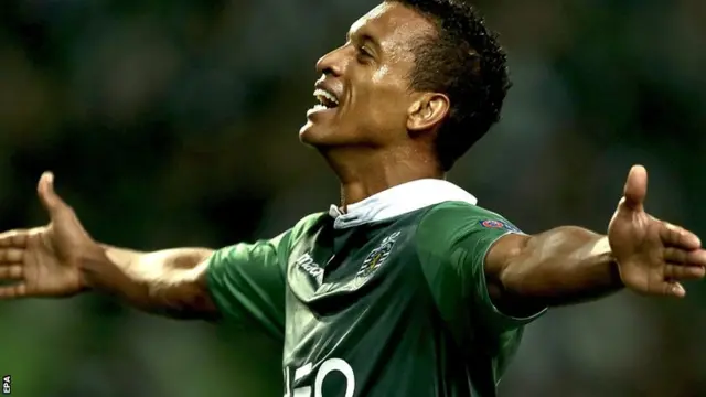 Nani scores against Maribor