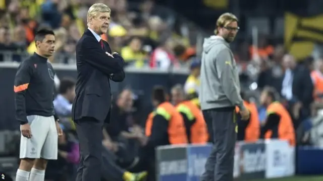 Arsene Wenger and Jurgen Klopp