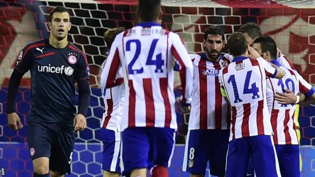 Atletico Madrid's Mario Mandzukic celebrates